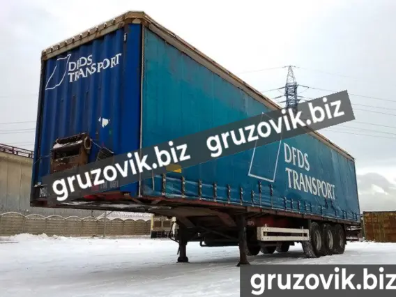 Шторный полуприцеп Krone SDP 27 2003 года б/у
