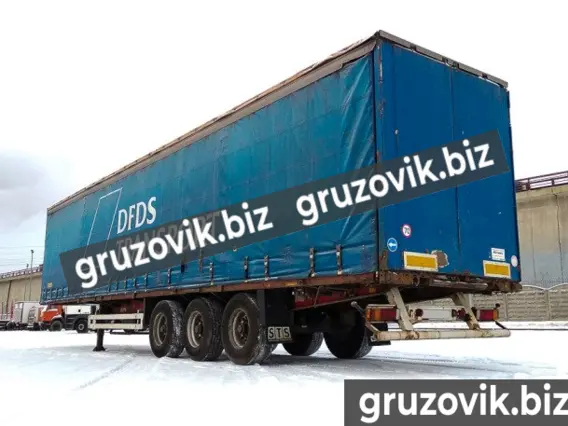 Шторный полуприцеп Krone SDP 27 2003 года б/у фото 4