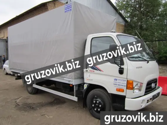 Тентованный грузовик Hyundai HD 78 2020 года новый