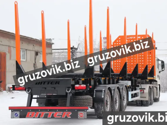 Полуприцеп-сортиментовоз Bitter лесовоз 2020 года новый фото 7