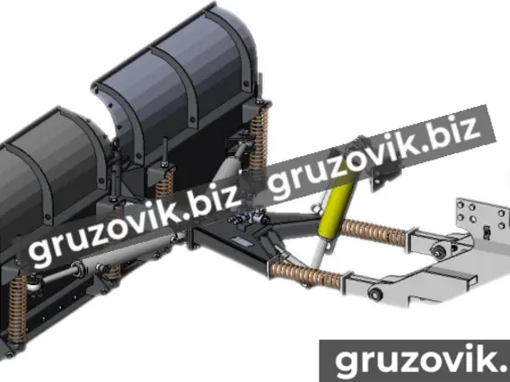 Снегоочиститель отвал-бабочка ко-7 2019 года новый фото 2