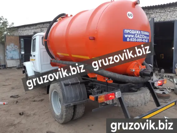 Вакуумная автоцистерна ГАЗ 3309 2011 года новый фото 4