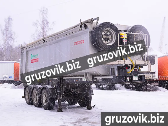 Самосвальный полуприцеп Grunwald 9453 2017 года б/у фото 8