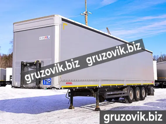 Тентованный грузовик Kogel S24-1 2016 года б/у