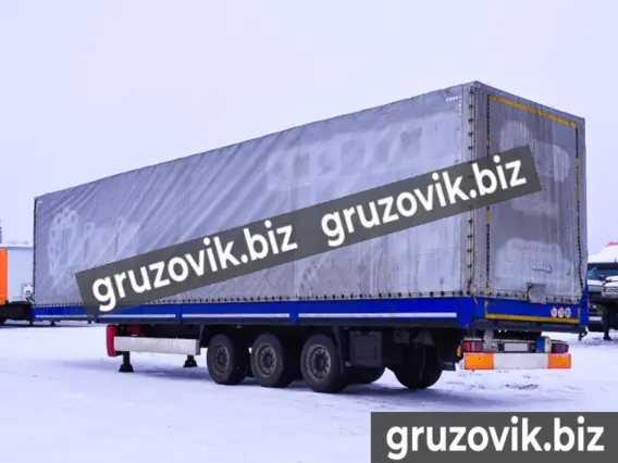Шторный полуприцеп Бортовой П-образный полуприцеп Krone SD 2011 г/в 2011 года б/у фото 7