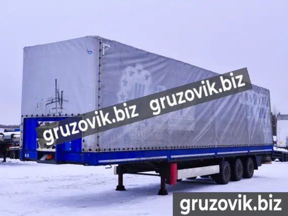 Шторный полуприцеп Бортовой П-образный полуприцеп Krone SD 2011 г/в 2011 года б/у фото 9