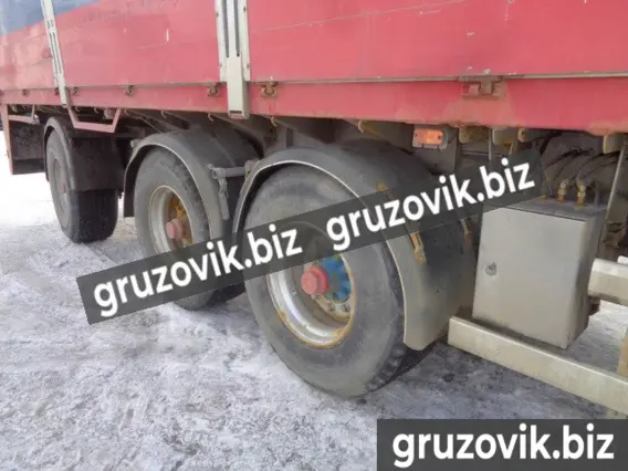 Бортовой Бортовой полуприцеп Floor с манипулятором Hiab 1996 года б/у фото 6
