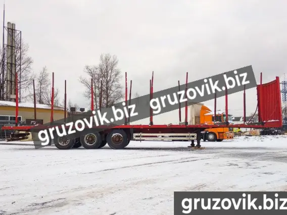 Полуприцеп-сортиментовоз Krone SDP27 2000 года б/у фото 3