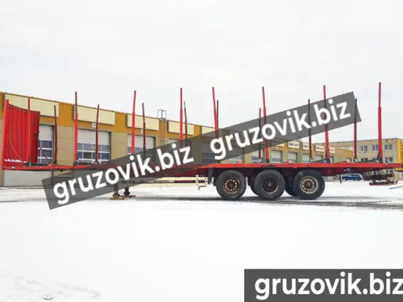 Полуприцеп-сортиментовоз Krone SDP27 2000 года б/у фото 7