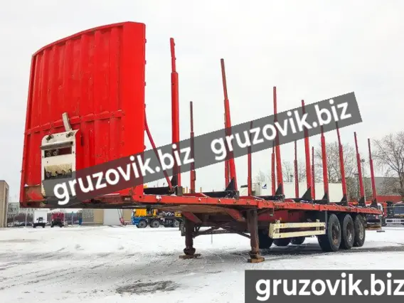 Полуприцеп-сортиментовоз Krone SDP27 2000 года б/у фото 8