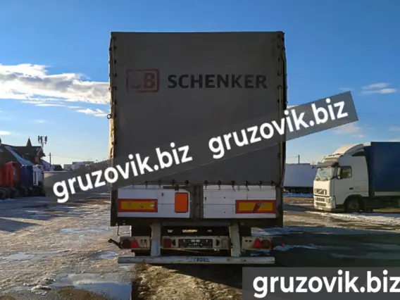 Шторный полуприцеп Krone sdp27 2007 года б/у фото 4