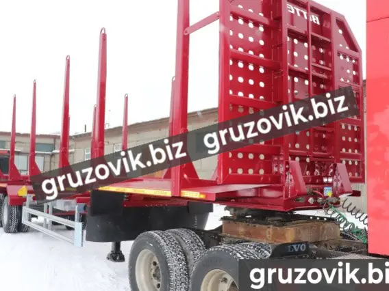 Полуприцеп-сортиментовоз BITTER сортиментовоз лесовоз 2020 года новый фото 12