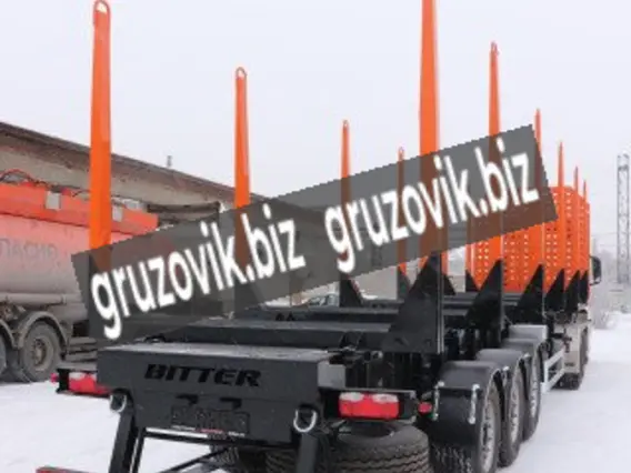 Полуприцеп-сортиментовоз Bitter лесовоз 2020 года новый фото 12