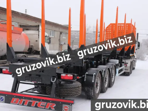 Полуприцеп-сортиментовоз Bitter лесовоз 2020 года новый фото 14