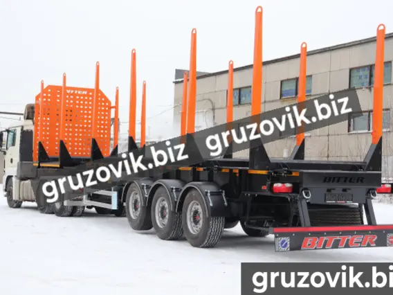 Полуприцеп-сортиментовоз Bitter лесовоз 2020 года новый фото 4
