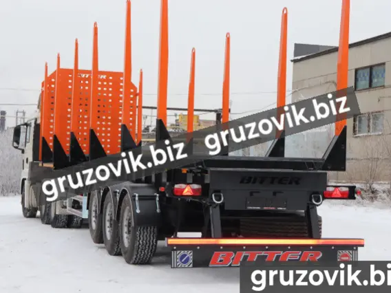 Полуприцеп-сортиментовоз Bitter лесовоз 2020 года новый фото 5