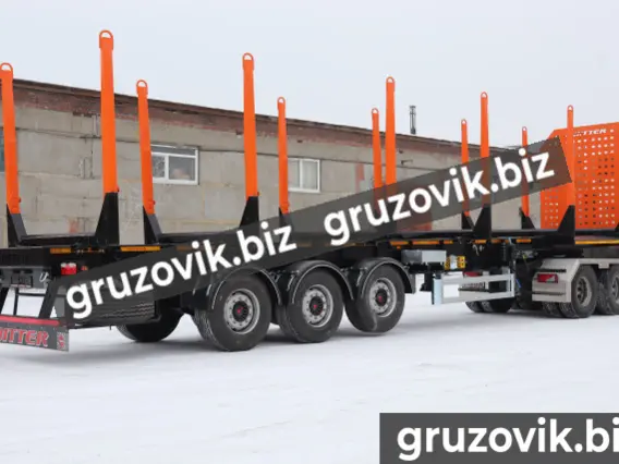 Полуприцеп-сортиментовоз Bitter лесовоз 2020 года новый фото 8