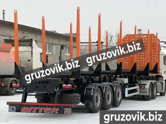 Полуприцеп-сортиментовоз Bitter лесовоз 2020 года новый фото 2