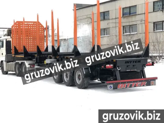 Полуприцеп-сортиментовоз Bitter лесовоз 2020 года новый фото 3