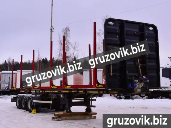 Полуприцеп-сортиментовоз Новтрак SH368 2014 года б/у фото 7