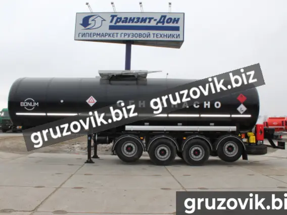 Полуприцеп битумовоз/нефтевоз Полуприцеп для перевозки Битума Bonum 31 m3 2019 г новый фото 3