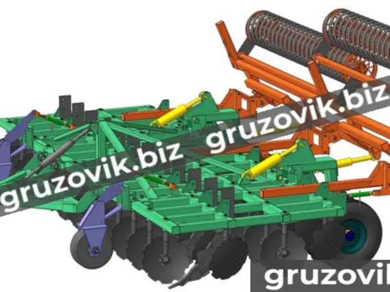Почвообрабатывающая техника ДГП с катком 2020 года новый фото 7