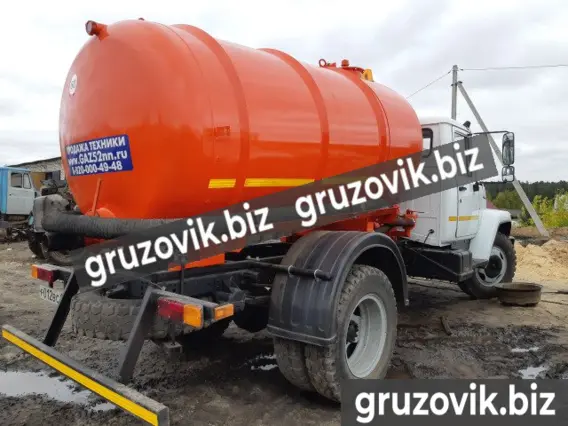 Вакуумная автоцистерна ГАЗ 3309 2013 года новый фото 7