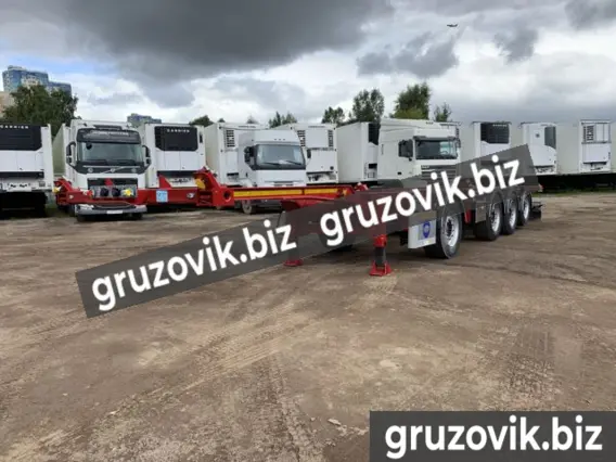 Полуприцеп-контейнеровоз Meusburger Новтрак 2020 года новый фото 2