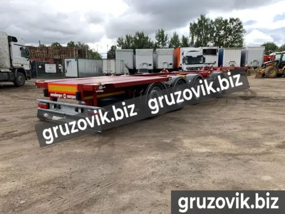 Полуприцеп-контейнеровоз Meusburger Новтрак 2020 года новый фото 4