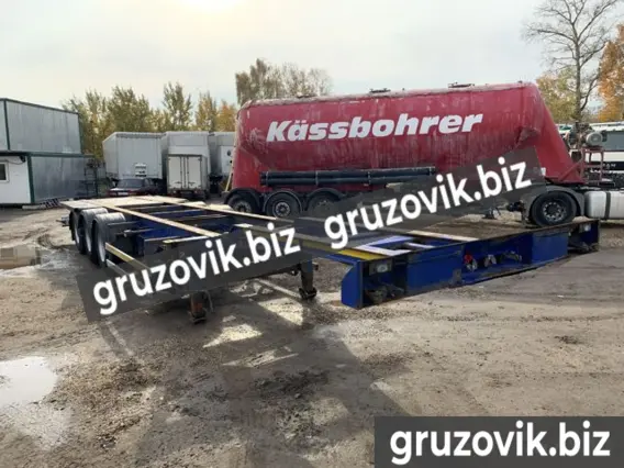 Полуприцеп-контейнеровоз Meusburger Meusburger 2012 года б/у фото 2