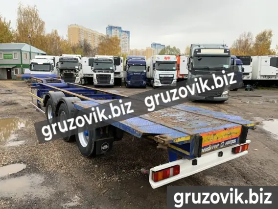 Полуприцеп-контейнеровоз Meusburger 40 2012 года новый фото 4
