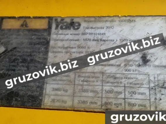 Вилочный погрузчик Yale GDP35TK 2012 года б/у фото 7