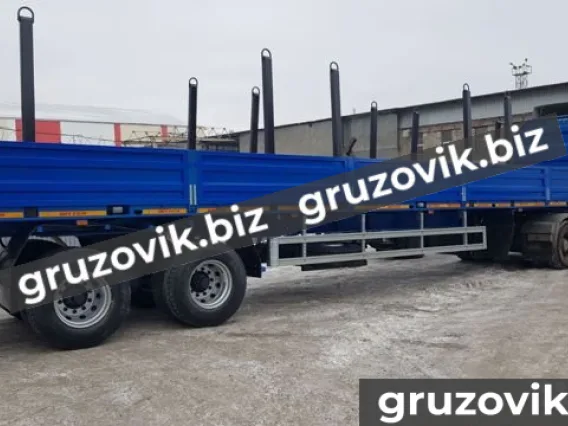 Бортовой BITTER полуприцеп-лесовоз 2020 года новый фото 4