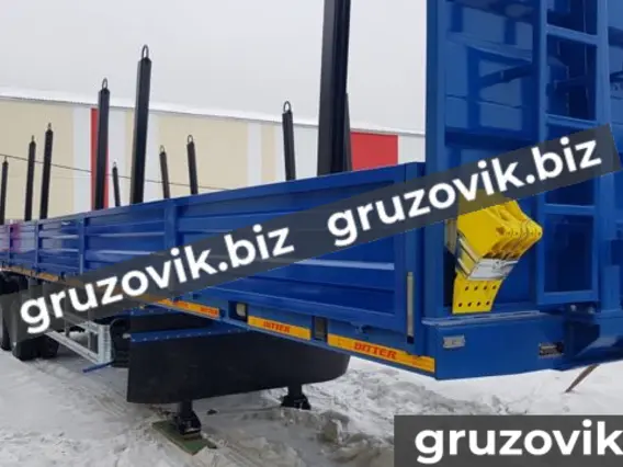 Бортовой BITTER полуприцеп-лесовоз 2020 года новый фото 10