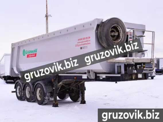 Самосвальный полуприцеп Grunwald 9453 2018 года б/у фото 16