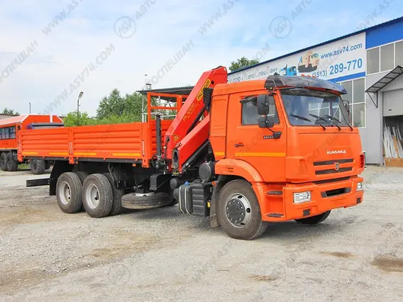Самопогрузчик Камаз 65115 с КМУ Palfinger 15500 2018 года новый