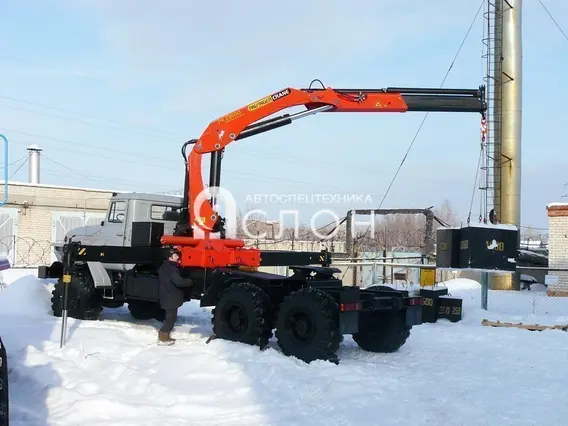 Тягач с КМУ Урал 4320 2018 года новый фото 4