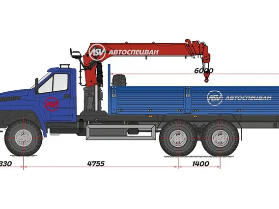 Самопогрузчик Урал Next 4320-6952-72Г38 2018 года новый