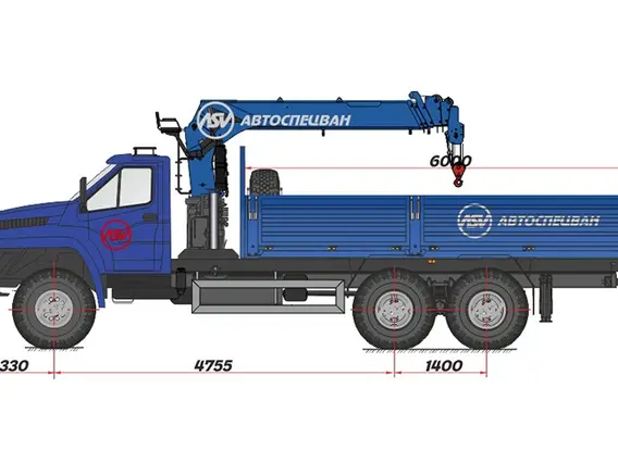 Самопогрузчик Урал Next 4320-6952-74Г38 2018 года новый