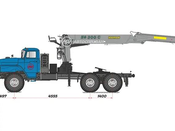 Тягач с КМУ Урал 4320-1912-70М 2018 года новый