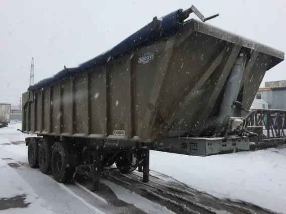 Самосвальный полуприцеп Алюминиевый полуприцеп KAISER 1 2001 года б/у фото 3
