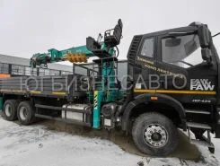 Самопогрузчик FAW CA3250 с КМУ HKTC HLC-8026A 2024 года новый