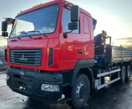 Самопогрузчик МАЗ 6312С5 с КМУ КЛИНЦЫ КМА-10 2025 года новый фото 2