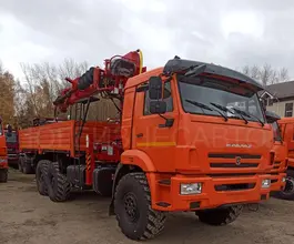 Самопогрузчик Камаз 43118 с КМУ Велмаш ОМТЛ-9704 2025 года новый