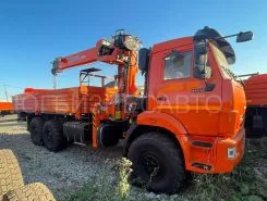 Самопогрузчик Камаз 43118 с КМУ Hangil HGC756 2025 года новый