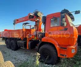 Самопогрузчик Камаз 43118 с КМУ Hangil HGC756 2025 года новый