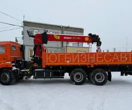 Самопогрузчик Камаз 65115 с КМУ Инман ИТ-150 2025 года новый