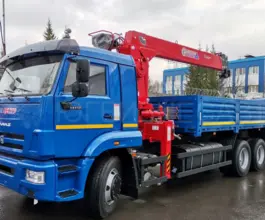 Самопогрузчик Камаз 65117 с КМУ Horyong HRS206 2024 года новый
