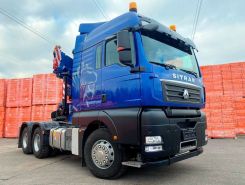 Тягач с КМУ SITRAK C7H 2026 года новый