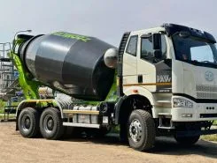 Бетоносмеситель Бетоносмеситель  FAW CA5250, J6P, 6х4 2024 года новый фото 3